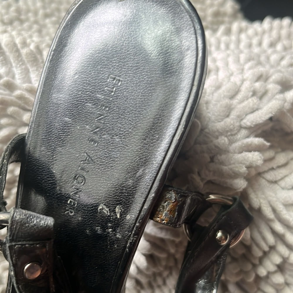 Etienne Aigner wedge sandals size 9 - Picture 3 of 3